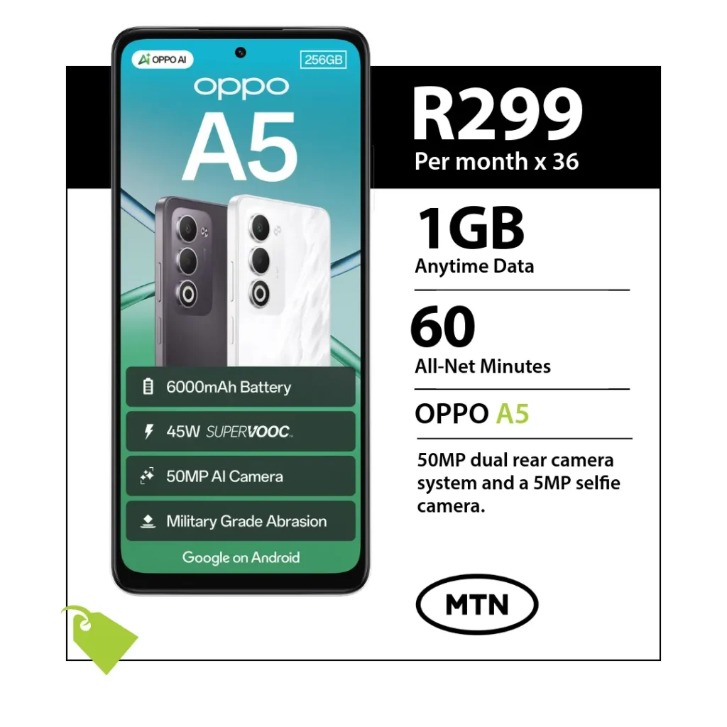 MTN OPPO A5 July Deals
