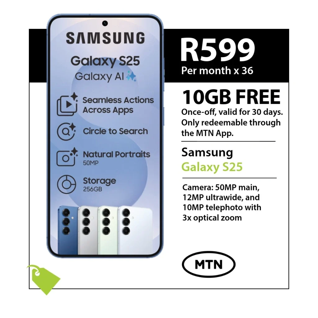 MTN Samsung Galaxy S25 August Deals