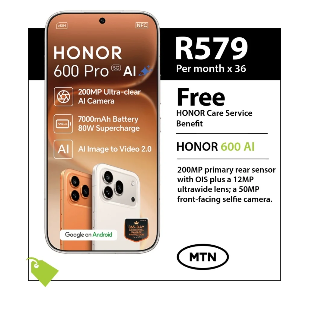 MTN Honor 600 Lite AI August Deals