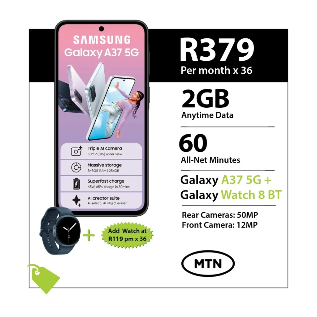 MTN Samsung Galaxy A37 August Deal